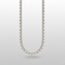 8mm Round Cut Tennis Chain