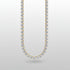 8mm Round Cut Tennis Chain