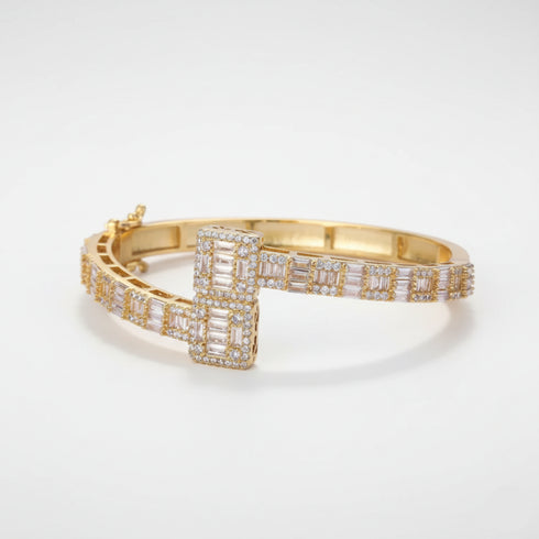 Baguette Bangle Bracelet