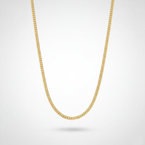 4mm Flat Cuban Link Chain