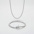 2mm Tennis Chain + Bracelet Stack