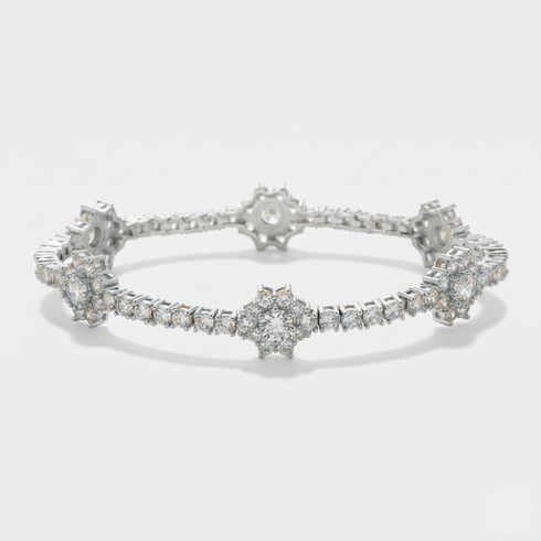 3mm Charm Tennis Bracelet