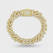 12mm Prong Set Cuban Link Bracelet
