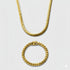 8mm Miami Cuban Link Chain + Bracelet Stack