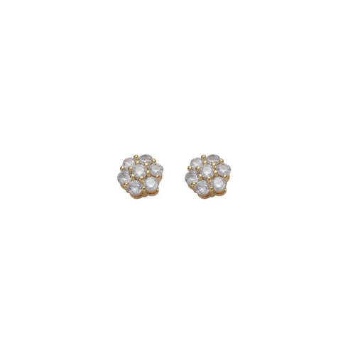 6 Stud Cluster Earrings