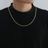 3mm Flat Cuban Link Chain
