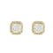 9mm Square Cluster Earrings