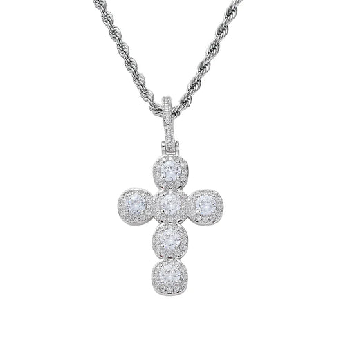 Cluster Cross Pendant