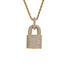 Iced Lock Pendant