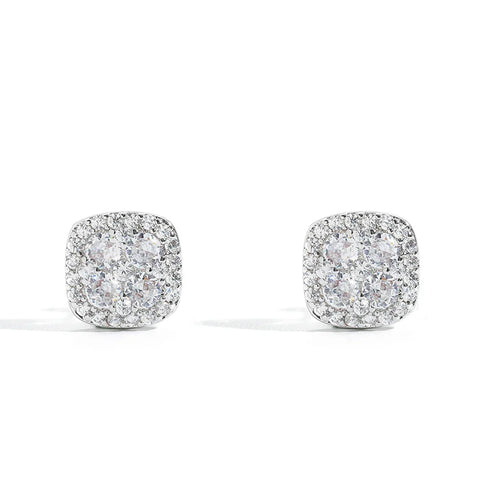 4 Stud Cluster Earrings