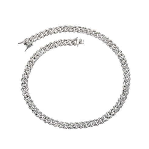 9mm Iced Cuban Link Chain
