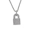 Iced Lock Pendant