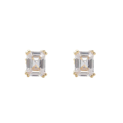 Emerald Cut Earrings