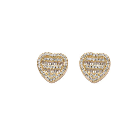 Heart of Baguettes Earrings
