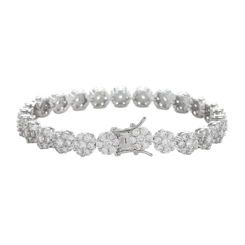 8mm Stud Cluster Bracelet