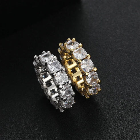 Prong Set Square Cut Ring