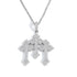 Triple Cross Hearts Pendant