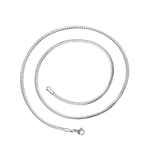 3mm Flat Cuban Link Chain