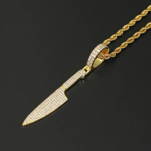 Iced Dagger Pendant
