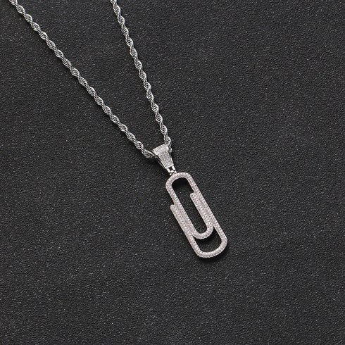 Paper Clip Pendant