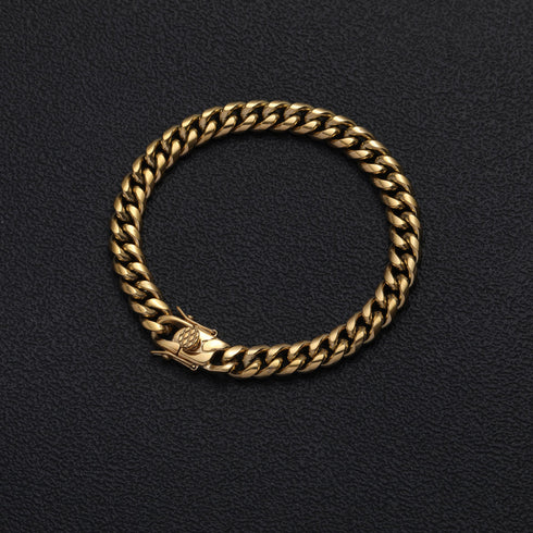 8mm Miami Cuban Link Bracelet