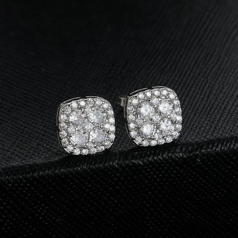 4 Stud Cluster Earrings