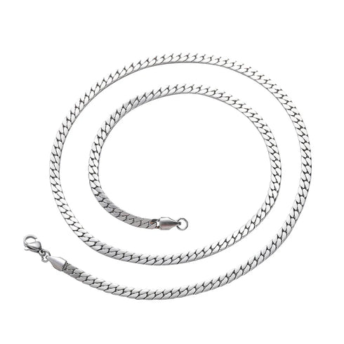 4mm Flat Cuban Link Chain