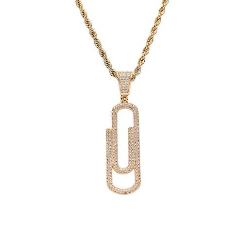 Paper Clip Pendant