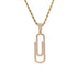 Paper Clip Pendant