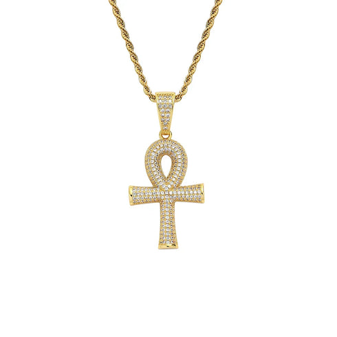 Bubble Ankh Pendant