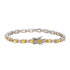Yellow Pave Set Bracelet
