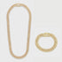 12mm Prong Set Cuban Chain + Bracelet Stack