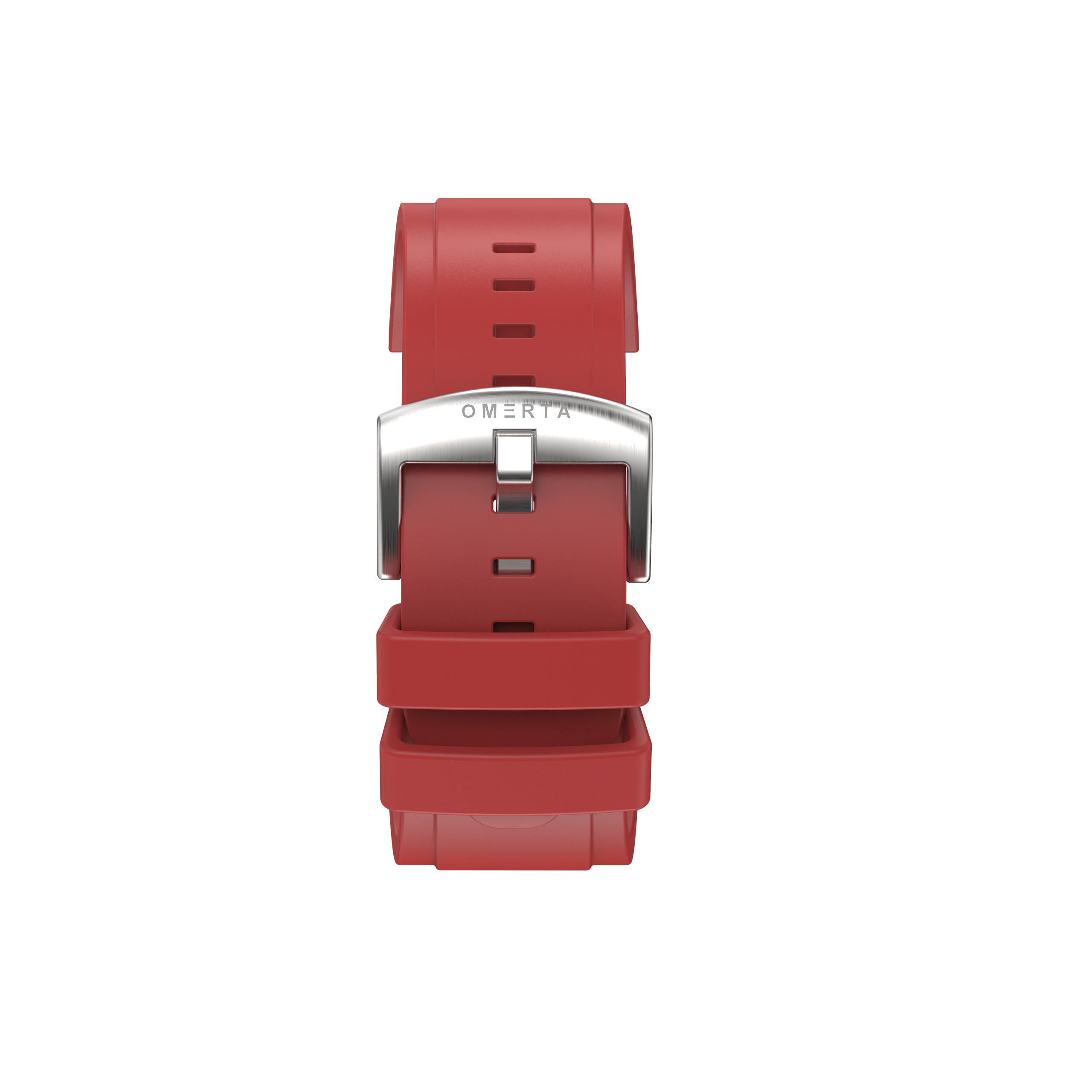 Satin Red Watch Strap