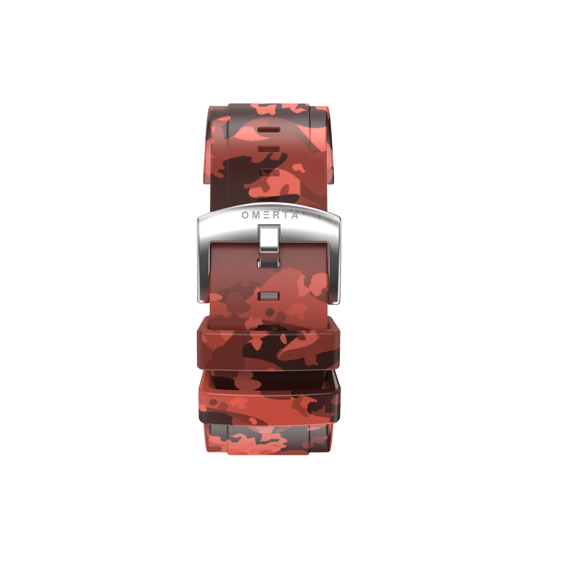 Red Camo Watch Strap
