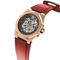 Rose Gold • Crimson Red Strap