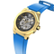 Gold Bezel • Blue Strap