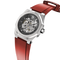 Silver • Crimson Red Strap