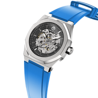 Silver • Blue Strap