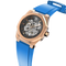 Rose Gold • Blue Strap