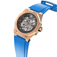 Rose Gold • Blue Strap