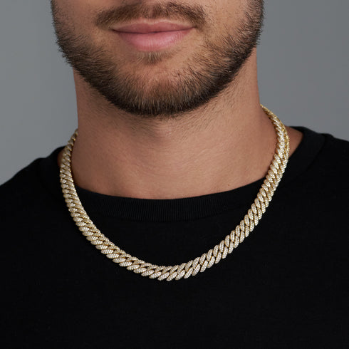 Iced Cuban Chain + Bracelet - 10mm