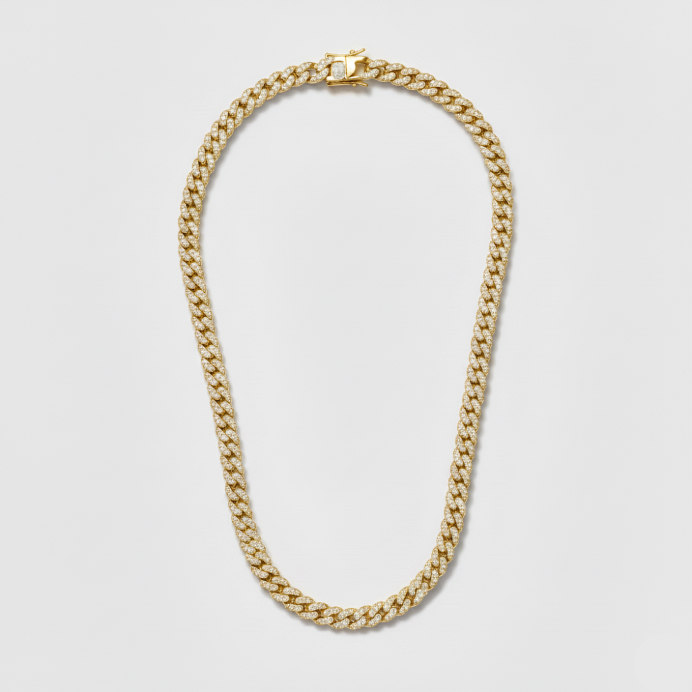 6mm Iced Cuban Link Chain