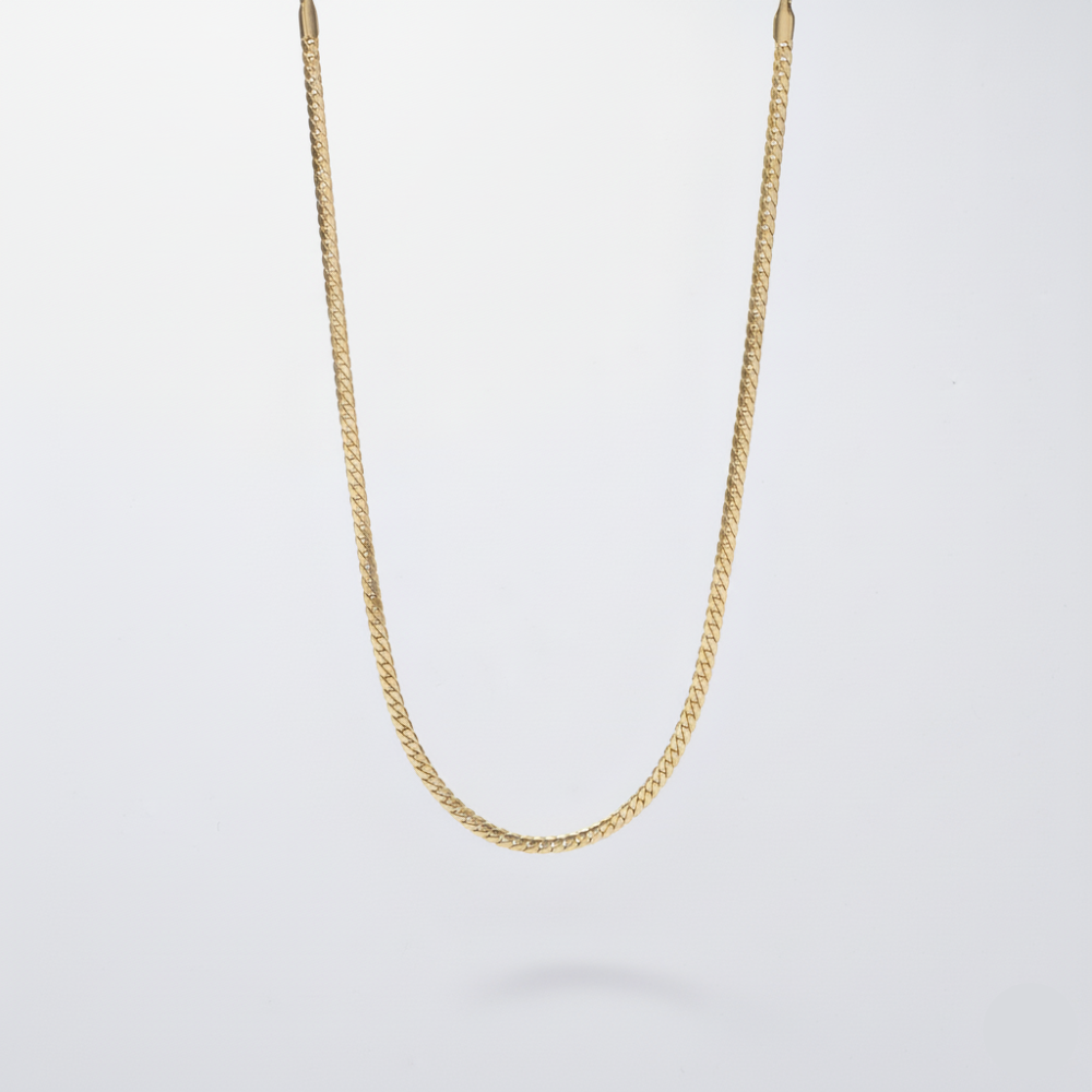 3mm Flat Cuban Link Chain