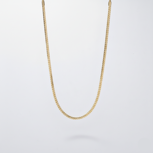 3mm Flat Cuban Link Chain