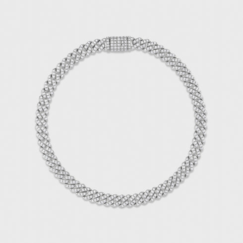 Iced Micro Prong Cuban Bracelet - 6mm