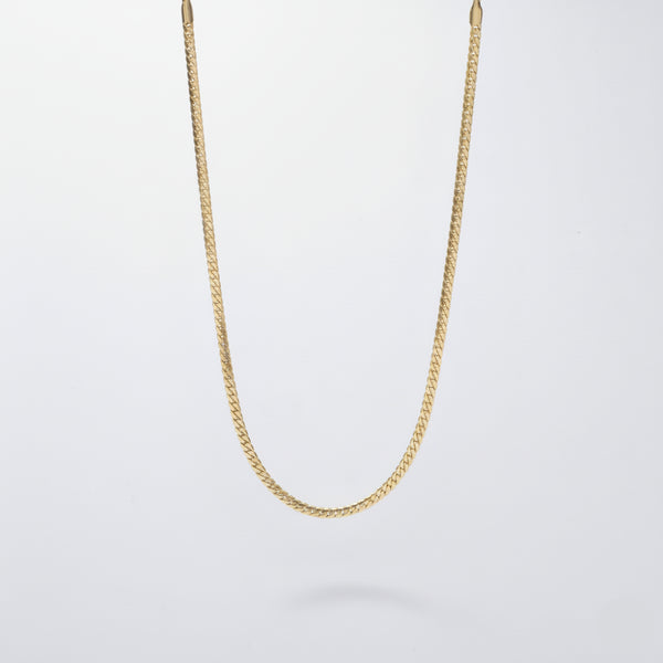3mm Flat Cuban Link Chain