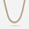 10mm Prong Set Cuban Link Chain
