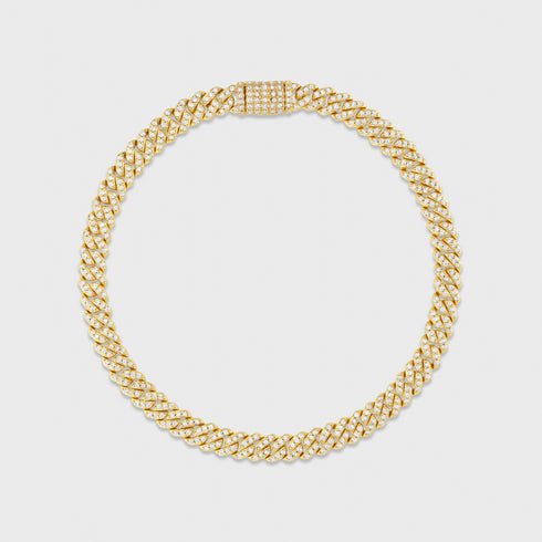 Iced Micro Prong Cuban Bracelet - 6mm