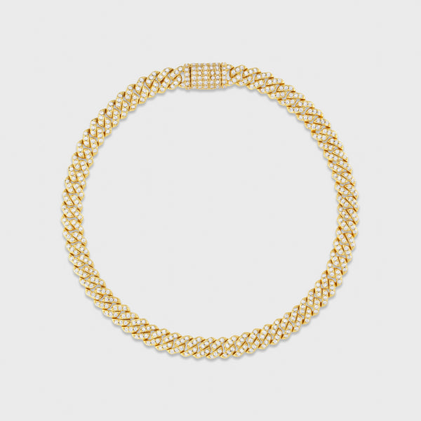 Iced Micro Prong Cuban Bracelet - 6mm