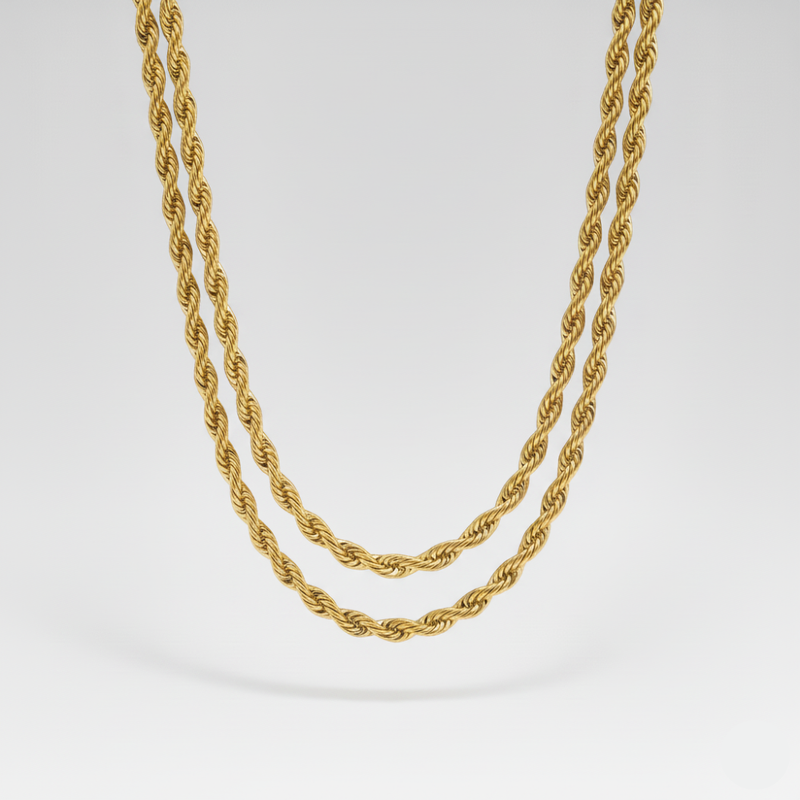 4mm Rope Chain Stack